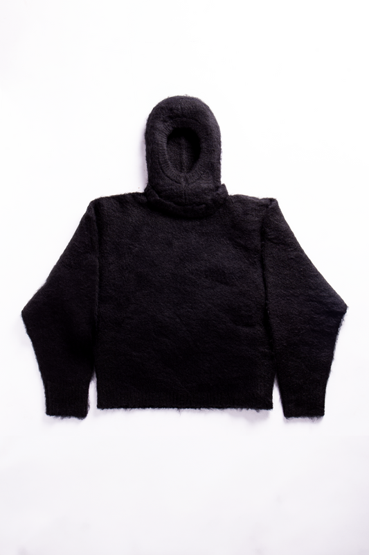 Mohair Balaclava Hoodie