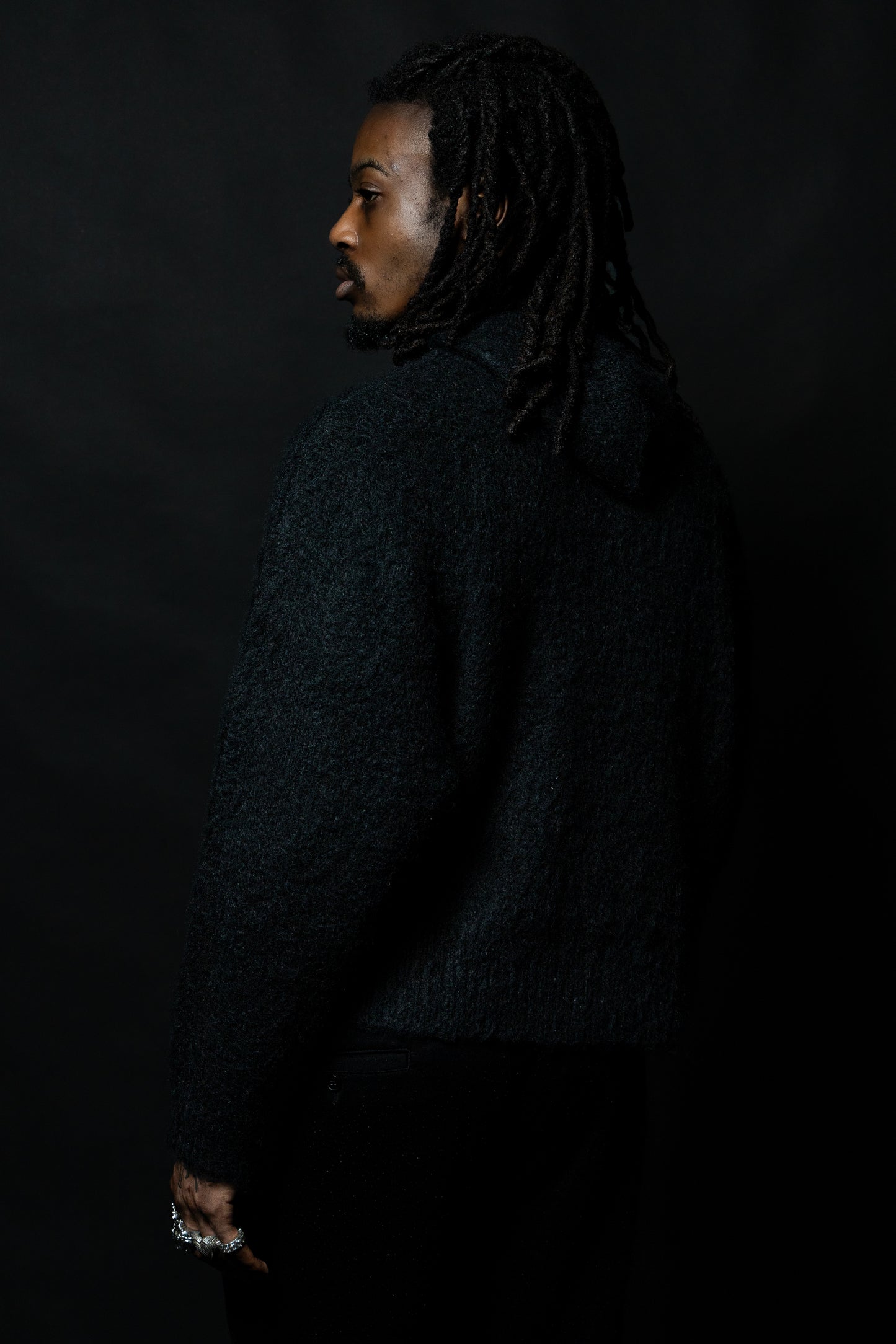 Mohair Balaclava Hoodie