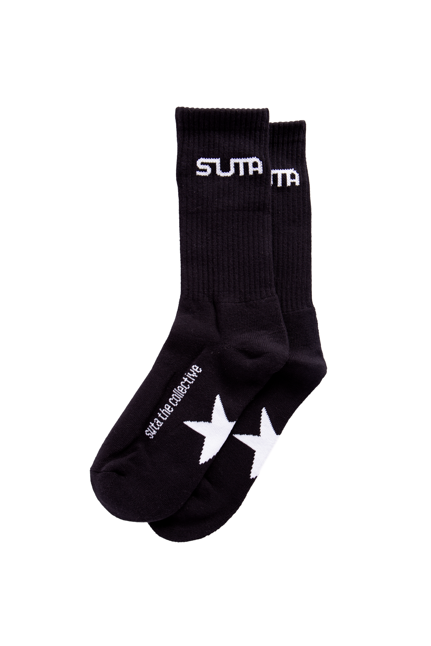 Star Socks Black/White